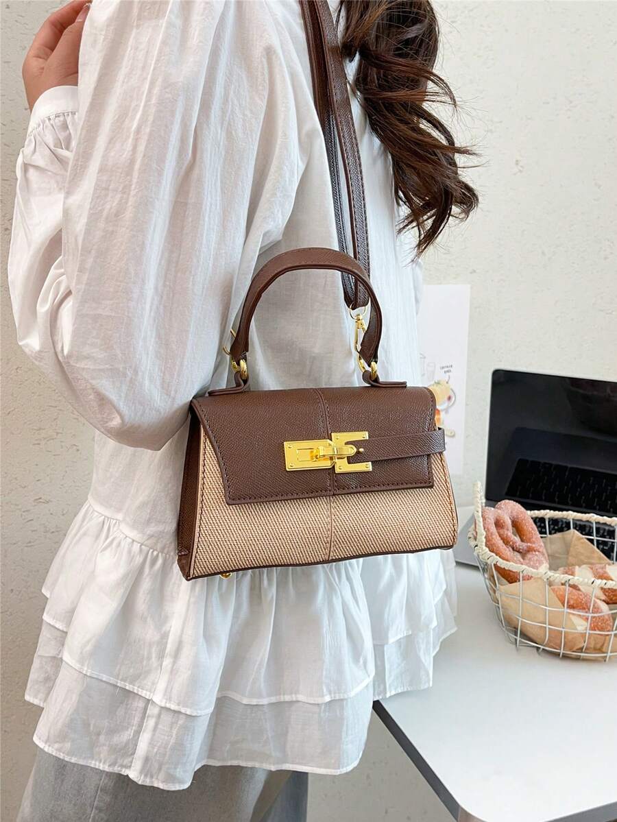 Image 20 - shape detail of Stylish Mini Polka Dot PU Leather Clutch Handbag for Fashion-Forward Looks