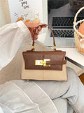 Image 19 - handle detail of Stylish Mini Polka Dot PU Leather Clutch Handbag for Fashion-Forward Looks