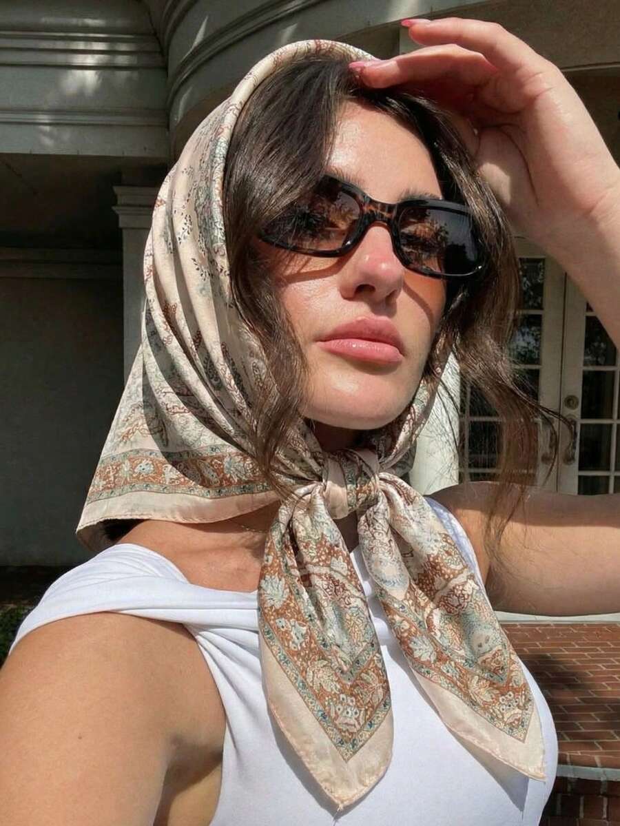 Embrace bohemian style with this vibrant paisley cherry print bandana scarf. Designed for the modern adventurer, it offers versatile sun protection while adding a pop of color to any outfit. Wear it as a headwrap, neck scarf, or face covering—perfect for outdoor activities, festivals, or everyday wear. The lightweight fabric keeps you cool and comfortable, while the eye-catching print makes a bold fashion statement. 