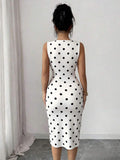 Apricot midi dress view 9