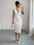 Apricot midi dress view 11