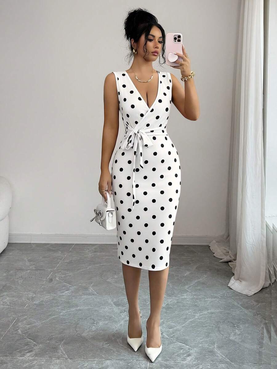 Apricot midi dress view 11