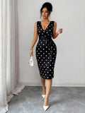 Apricot midi dress view 19