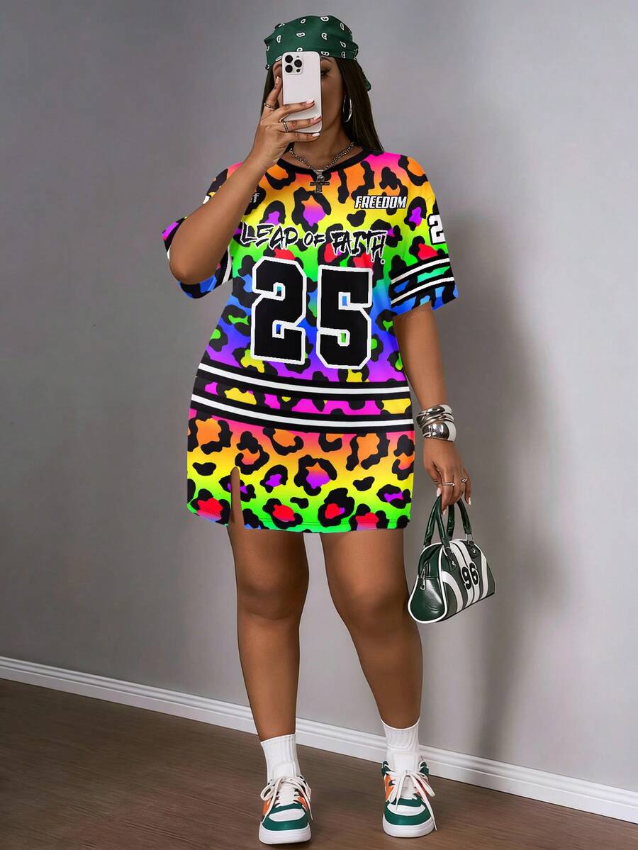 Fashionable plus size dress for everyday casual style