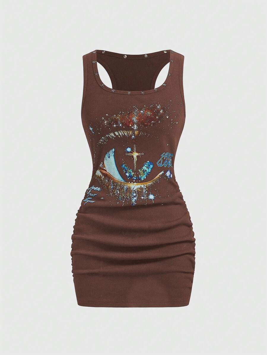 Bodycon streetwear dress for women with medium stretch comfort