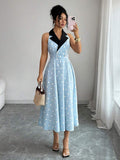Printed midi dress view 4