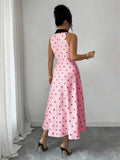 Printed midi dress view 11