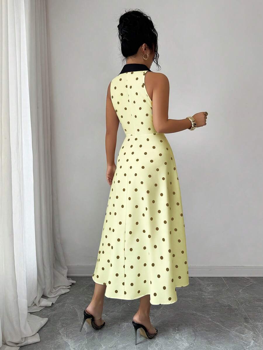 Printed midi dress view 15