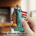 Liberty Statue fridge magnet for home and travel memories