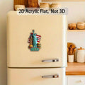 Travel souvenir magnet for kitchen and office display