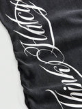 Final product view of grunge punk bodycon mini dress