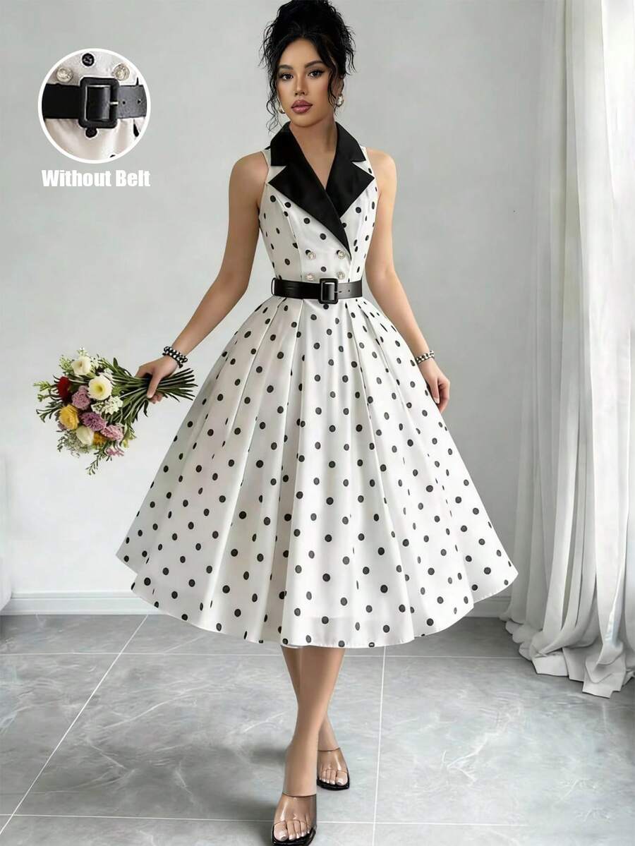 Printed midi dress view 5