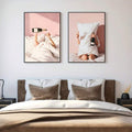 Elegant Champagne Canvas wall art set with sophisticated drink-inspired artwork, perfect for chic kitchens, home bars, dining rooms, and cafés.