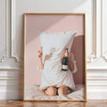 Elegant Champagne Canvas wall art set with sophisticated drink-inspired artwork, perfect for chic kitchens, home bars, dining rooms, and cafés.