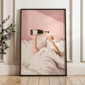 Elegant Champagne Canvas wall art set with sophisticated drink-inspired artwork, perfect for chic kitchens, home bars, dining rooms, and cafés.