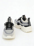 colorblock mesh chunky running sneakers image 15 showing visible mesh, laces, color, sole, toe, heel, or sneaker construction details