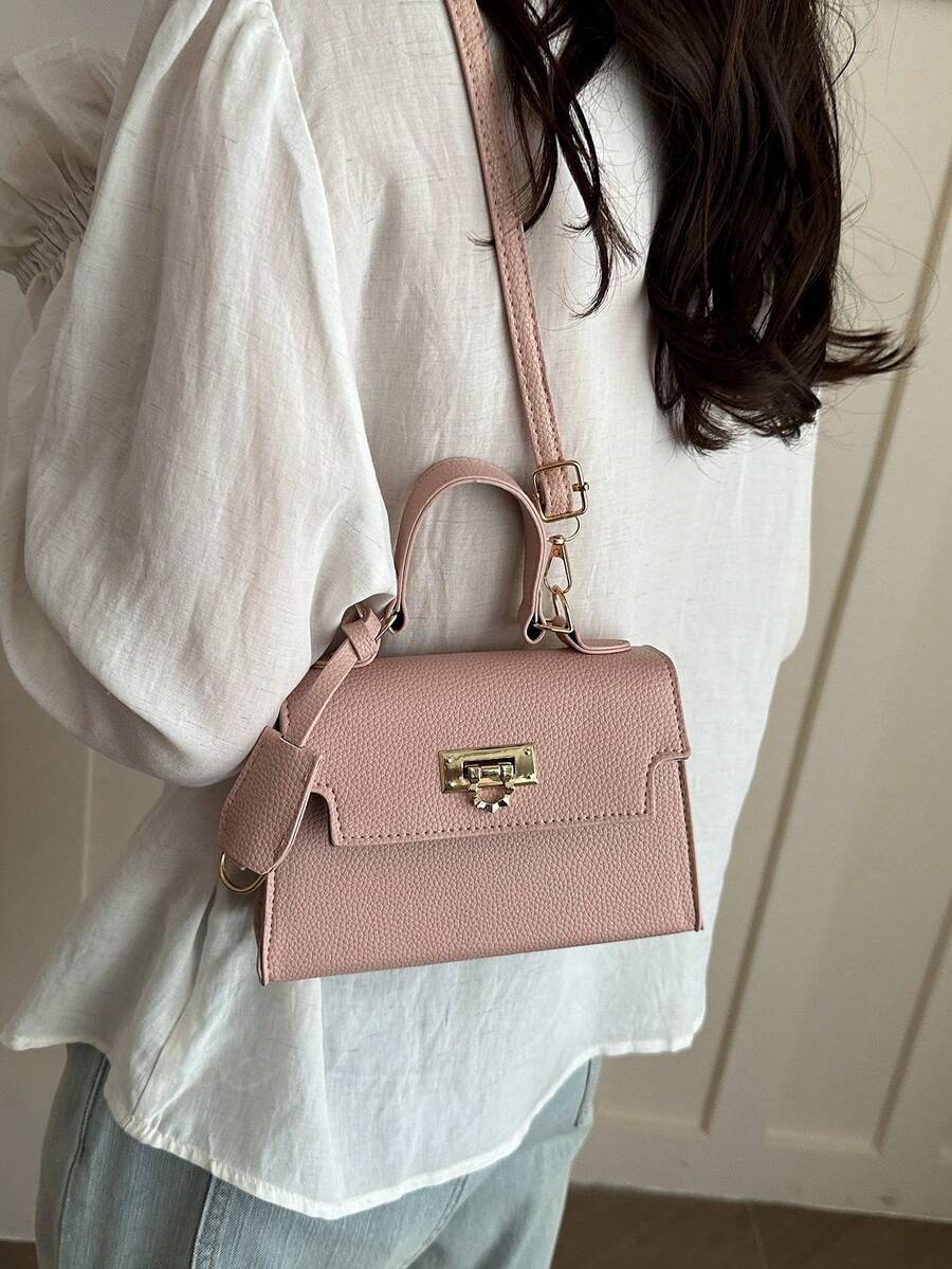 Image 22 - extra view of Stylish Mini Polka Dot PU Leather Clutch Handbag for Fashion-Forward Looks