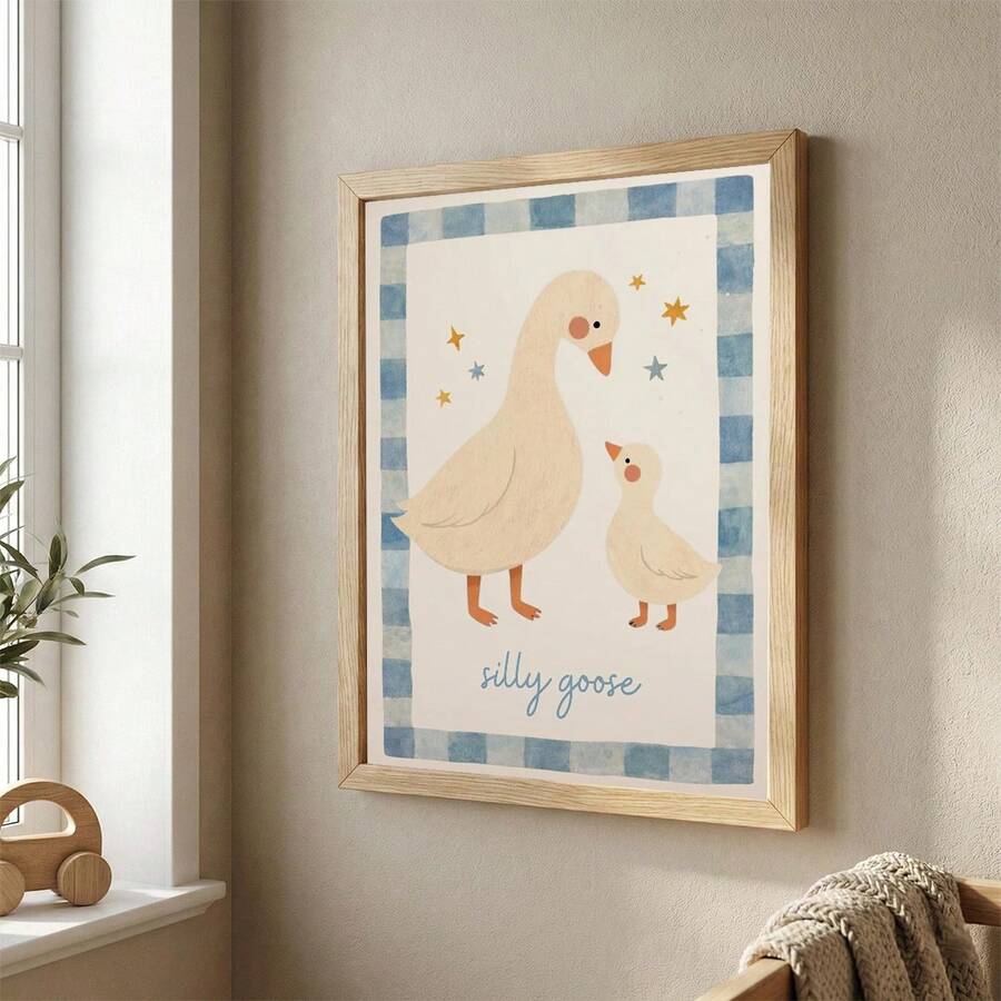 Bring playful energy to any child's room with this charming skateboarding dog canvas wall art. Featuring a fun, adorable pup in action against a clean Nordic-inspired design, this multicolor piece adds personality and whimsy to kids' spaces. Perfect for boys' and girls' bedrooms, playrooms, or creative corners, it combines contemporary Scandinavian aesthetics with child-friendly appeal. The lightweight chemical fiber canvas is easy to hang and built to last.