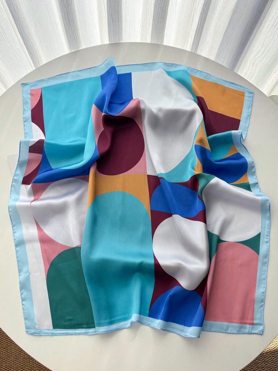 Elevate your accessory game with this luxurious satin square scarf, featuring an elegant paisley print that complements any outfit. Crafted from smooth, lustrous satin fabric, this versatile wrap drapes beautifully around your neck, ties as a chic headscarf, or styles as a sophisticated bag accent. The timeless paisley pattern adds a touch of refined elegance to casual and formal looks alike. Perfect for layering, sun protection, or making a bold fashion statement. 