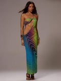 One-shoulder maxi dress view 4