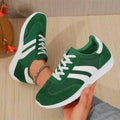 low-top platform sneakers image 14 showing visible mesh, laces, color, sole, toe, heel, or sneaker construction details