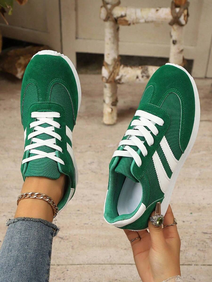 low-top platform sneakers image 11 showing visible mesh, laces, color, sole, toe, heel, or sneaker construction details