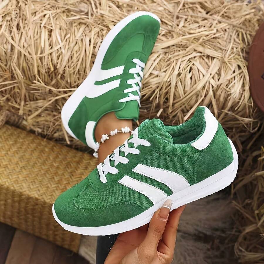 low-top platform sneakers image 2 showing visible mesh, laces, color, sole, toe, heel, or sneaker construction details