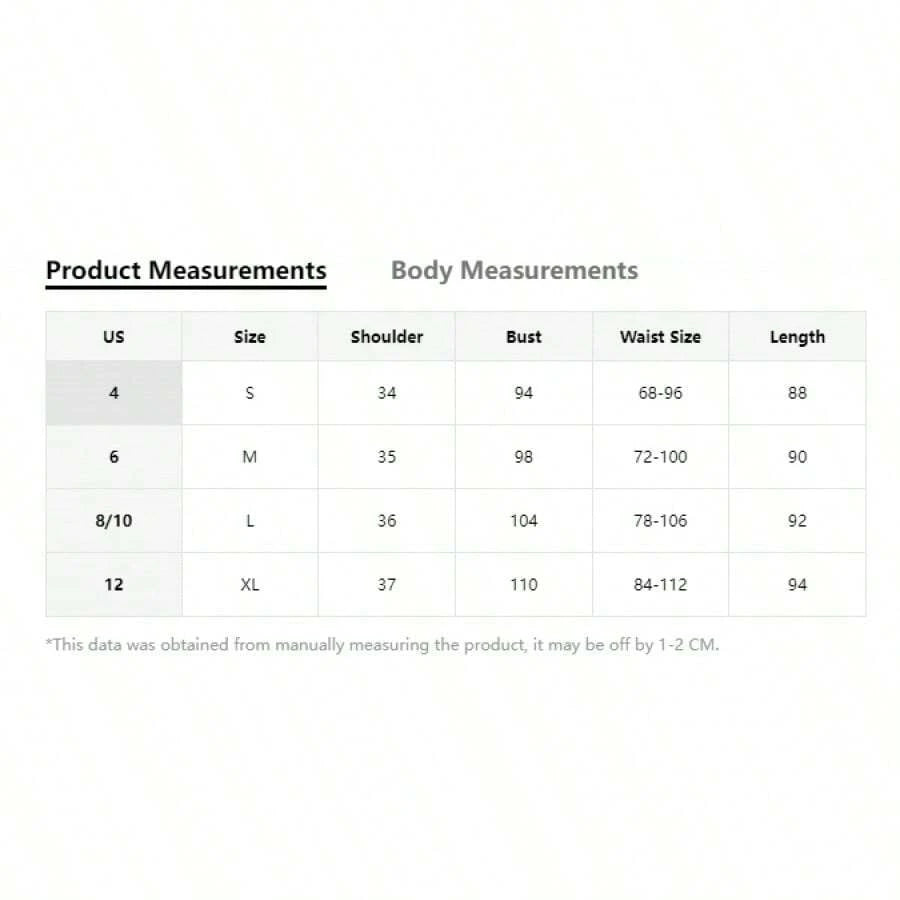 Product measurement chart for patriotic sleeveless flag print mini dress