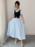 Striped midi dress view 5