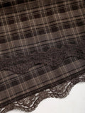 Brown A-line mini dress view 3