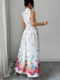 Floral maxi dress view 1