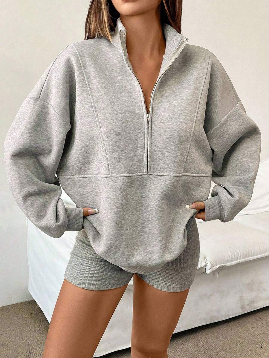 Image 15 - last view of Women's Half-Zip Sweatshirt - Perfect for Graduation, Teaching, and Fall Style