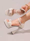 Elegant Black Lace Embroidered High Heel Platform Sandals for Women - Perfect for Parties and Night Out unique product image 8 black lace embroidered high heel platform sandal styling
