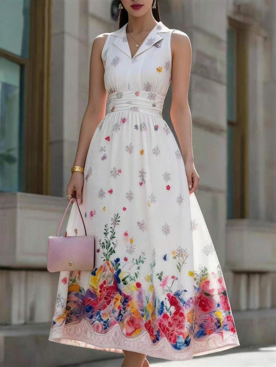 Floral maxi dress view 5