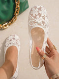 mesh sequin Mary Jane ballet flats image 58 showing visible shoe design, texture, strap, heel or flat sole details