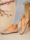 mesh sequin Mary Jane ballet flats image 50 showing visible shoe design, texture, strap, heel or flat sole details