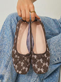 mesh sequin Mary Jane ballet flats image 54 showing visible shoe design, texture, strap, heel or flat sole details