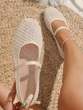 mesh sequin Mary Jane ballet flats image 60 showing visible shoe design, texture, strap, heel or flat sole details