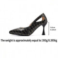 Image 8 - fit detail of Stylish Plus Size Pointed Toe High Heels for Women - Spring 2026 Collection
