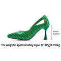 Image 9 - print detail of Stylish Plus Size Pointed Toe High Heels for Women - Spring 2026 Collection