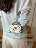 Image 27 - colorway view of Stylish Mini Polka Dot PU Leather Clutch Handbag for Fashion-Forward Looks