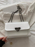 Image 18 - texture detail of Vintage Cherry Pattern Mini Square Shoulder Bag – Versatile Flap & Adjustable Chain for Stylish Daily Use