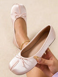 mesh sequin Mary Jane ballet flats image 19 showing visible shoe design, texture, strap, heel or flat sole details