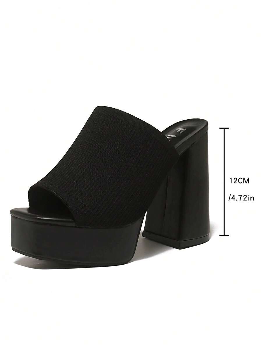 Image 9 - print detail of Elevate Your Style with Bright Green Knit Sandals – Ultra High Heels for a Lengthening Effect