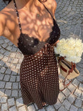 Capture effortless elegance with this blue plaid halter maxi dress, designed to blend classic charm with modern sophistication.