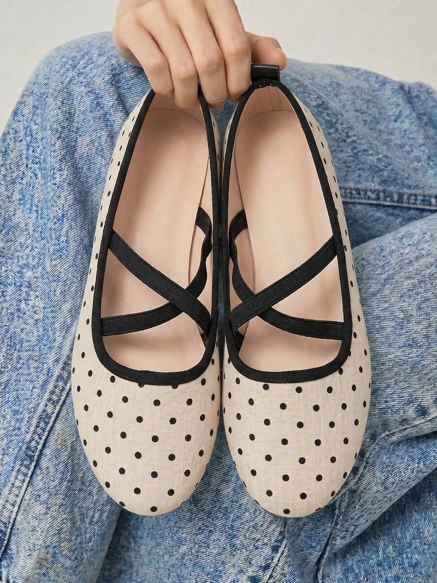 mesh sequin Mary Jane ballet flats image 65 showing visible shoe design, texture, strap, heel or flat sole details