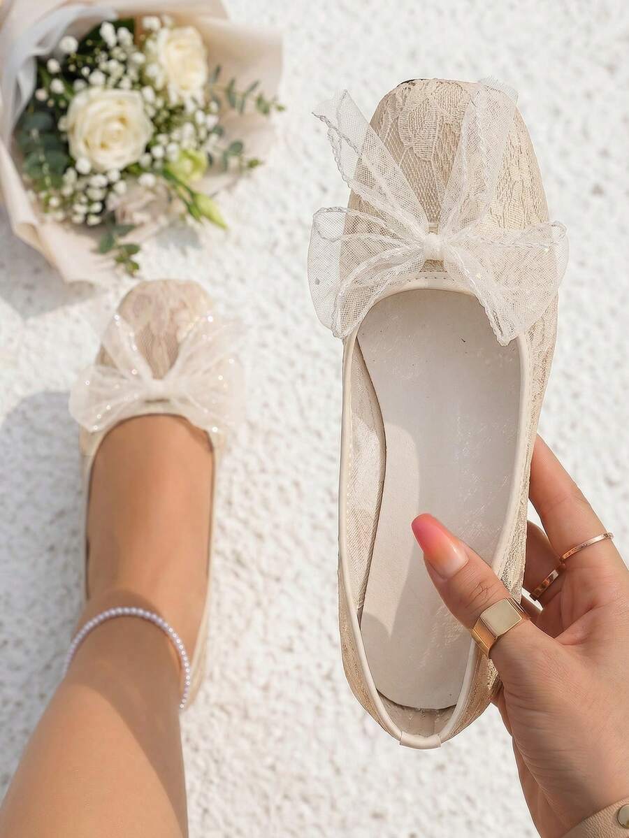mesh sequin Mary Jane ballet flats image 11 showing visible shoe design, texture, strap, heel or flat sole details