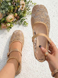 mesh sequin Mary Jane ballet flats image 44 showing visible shoe design, texture, strap, heel or flat sole details