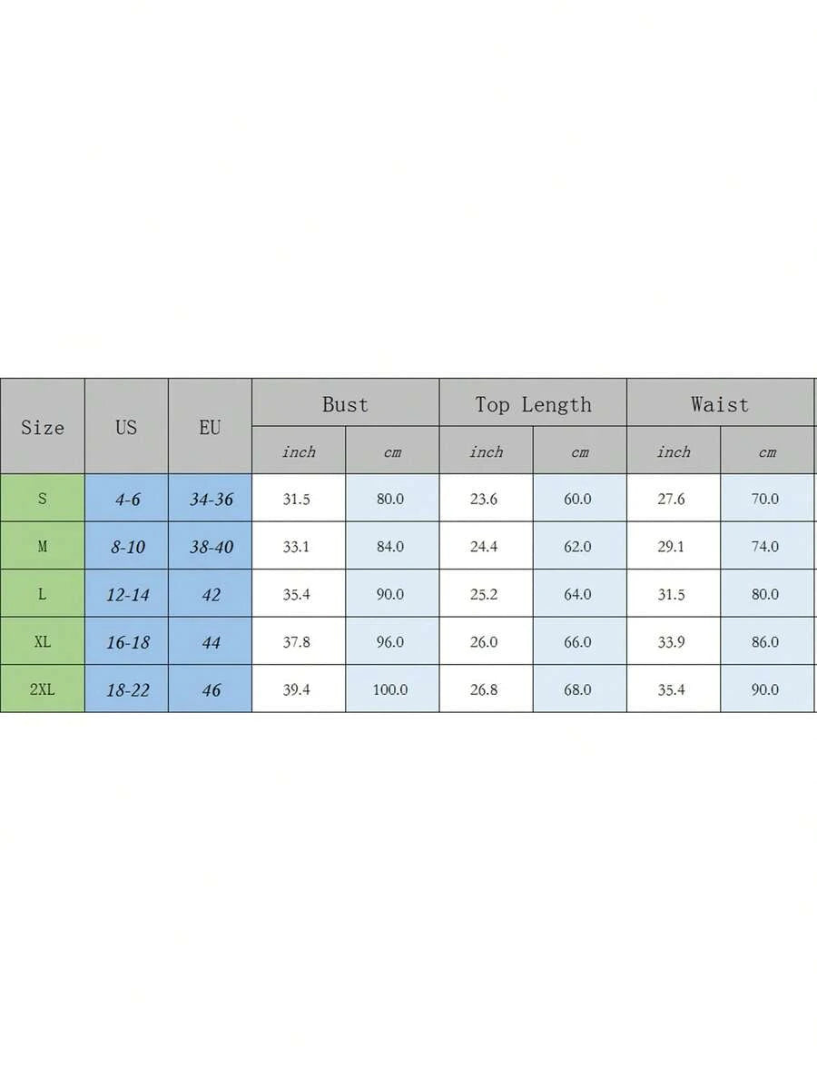 Size chart showing S to XXL measurements for the green Poison Ivy-inspired bodysuit costume