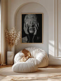 Money-themed glam wall art variant with editorial styling